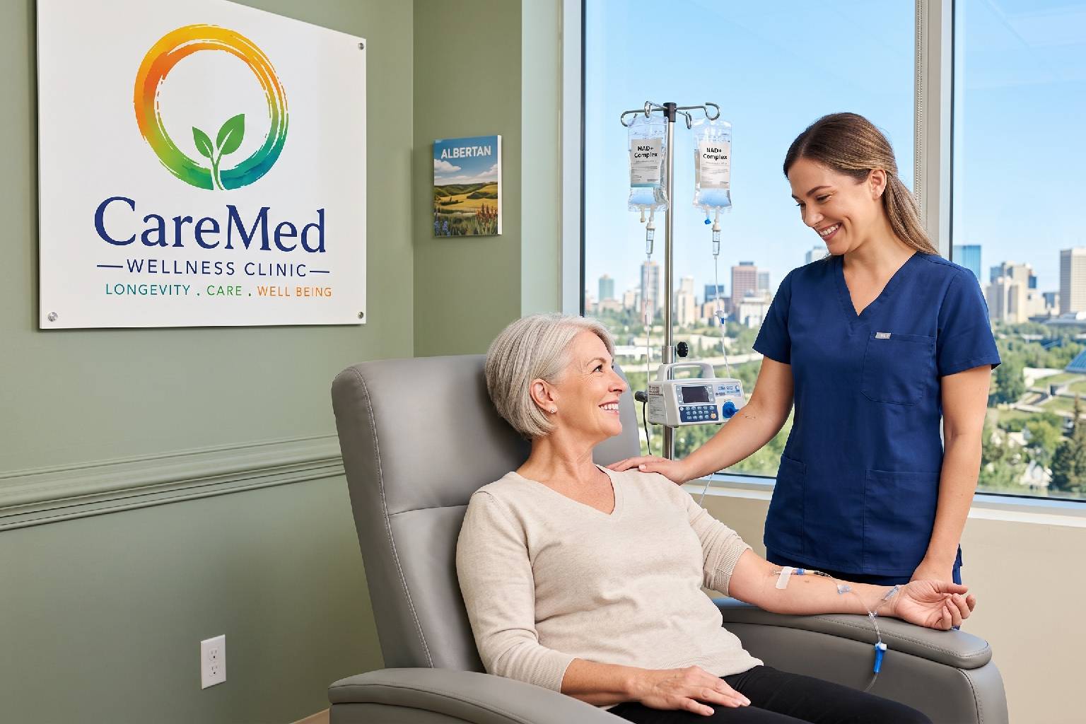NAD+ & Longevity IV Therapy in Edmonton, Alberta